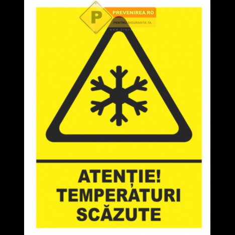 Indicator pentru temperaturi scazute